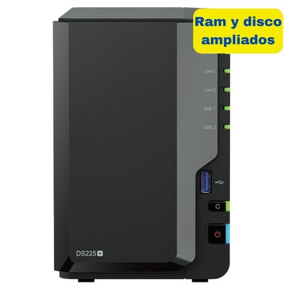 NAS SYNOLOGY DS225 PLUS 6GB 8TB-DU261 NAS SYNOLOGY DS225 PLUS 6GB 8TB